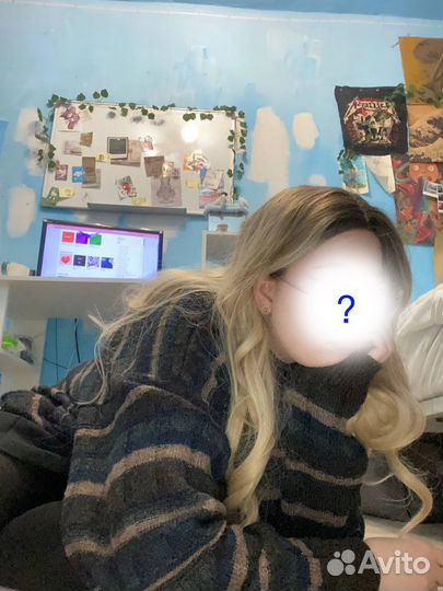 Парик блонд омбре