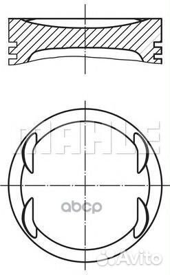 Поршень dm.79.00x1.2x1.5x2.5 +0.50 Цена за 1 шт