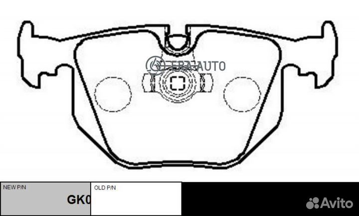 CTR GK0007 Колодки