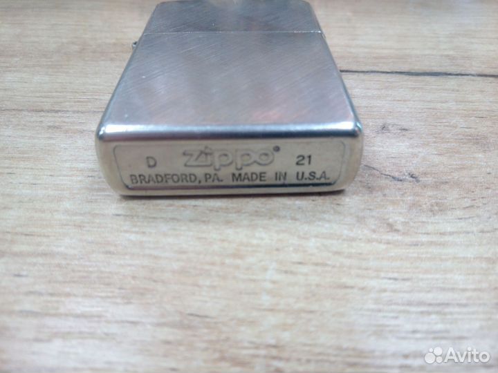 Зажигалка zippo vintage series brushed chrome