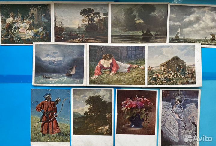 Открытки Начало прошлого века Искусство Вожди