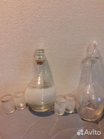 Графин со стопками СССР