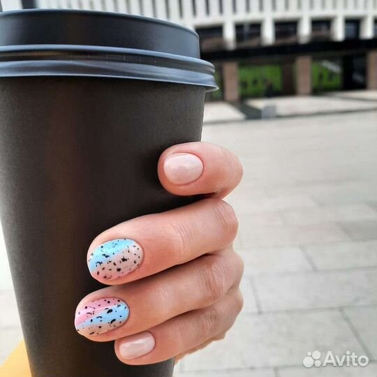 Коррекция, наращивание ногтей. Укрепление гелем, г