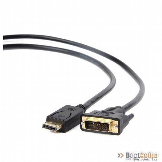 Кабель miniDisplayPort - DVI gembird (CC-mDPM-dvim-6), 1.8 метра