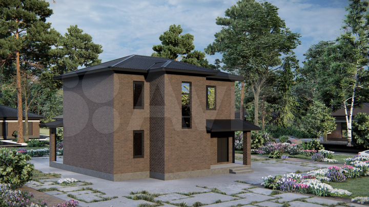 Дом 133 м² на участке 6 сот.