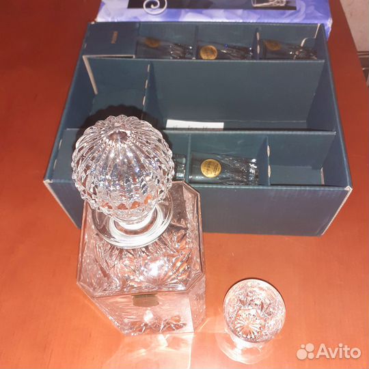 Костяной фарфор лфз, Набор Хрусталь Италия