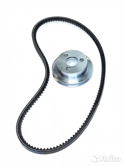 Шкив помпы ваз 2121 21213 21214 Нива 90мм с ремнем