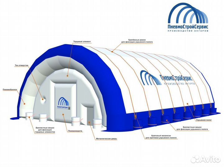 Надувные ангары от производителя