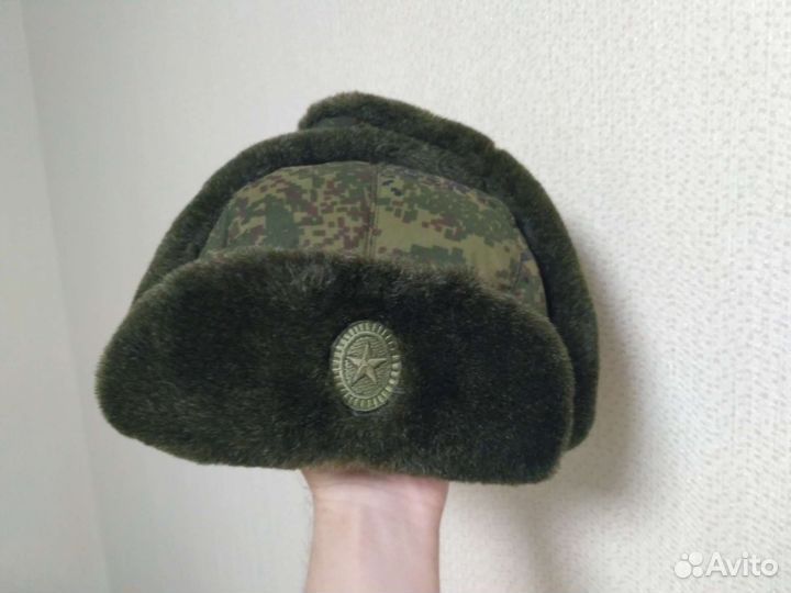 Шапка ушанка армейская