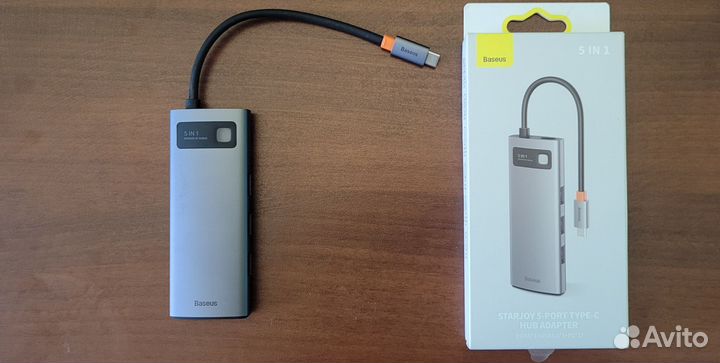Baseus USB хаб концентратор 5 в 1
