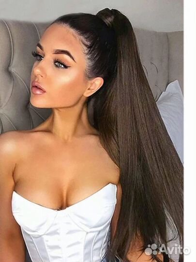 Хвост на резинке/шиньон