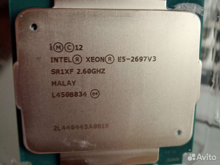 Процессор intel xeon e5-2697 v3 2.6 ггц 14 ядер