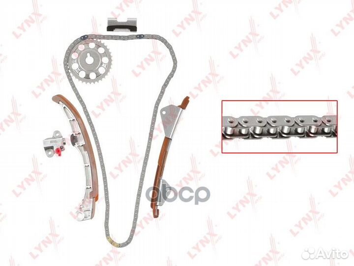 Комплект цепи грм TK0102 lynxauto
