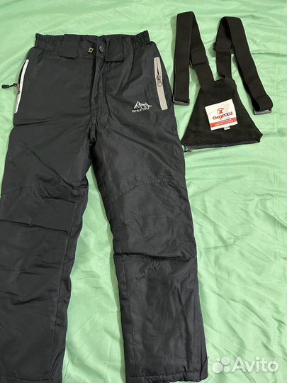 Брюки болоневые утепленные