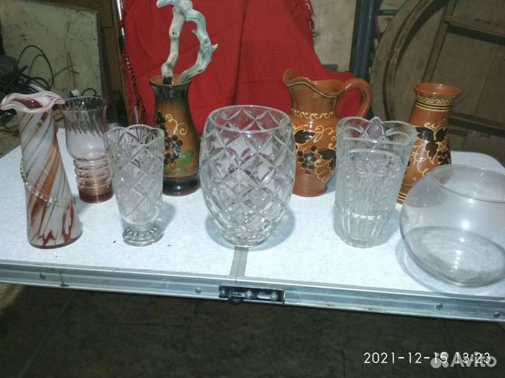 Хрустальный вазы СССР