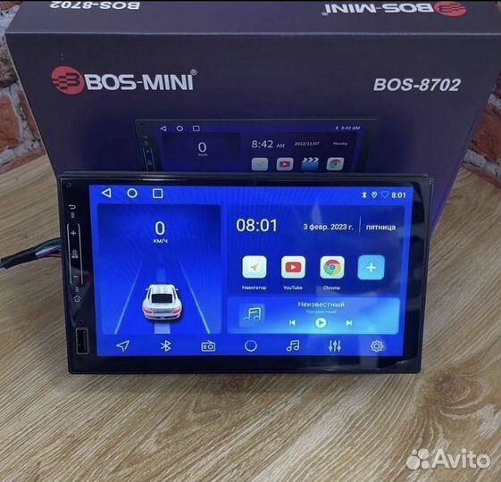 Магнитола BOS mini 8702 2Din