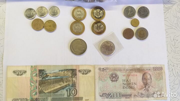 Монеты СССР и России банкноты обмен