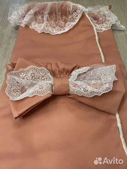 Конверт на выписку для девочки зима