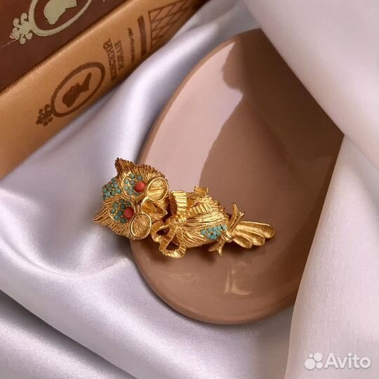 Винтажная брошь DeNicola