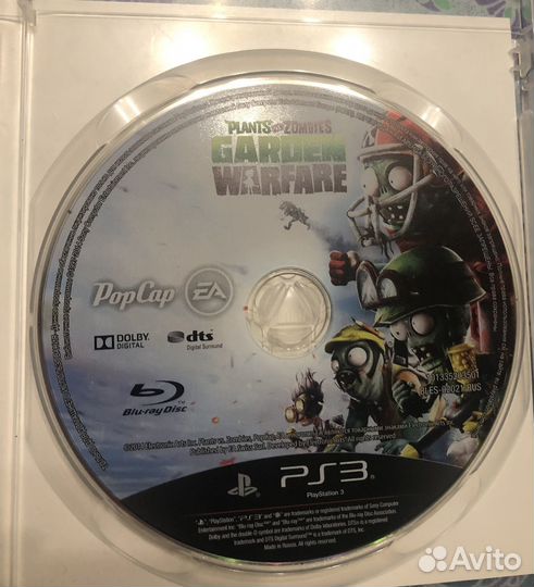 Игра для PS3 (Plants vs Zombies.Garden Warfare)
