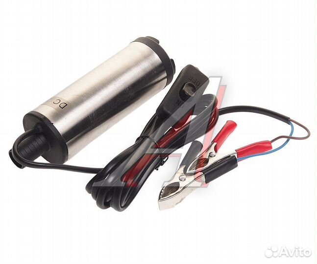 Насос для перекачки топлива 24V 30л/мин. d51мм 19мм 60W эврика ER-87203 эврика Оригинал