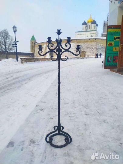 Кованный подсвечник авторский