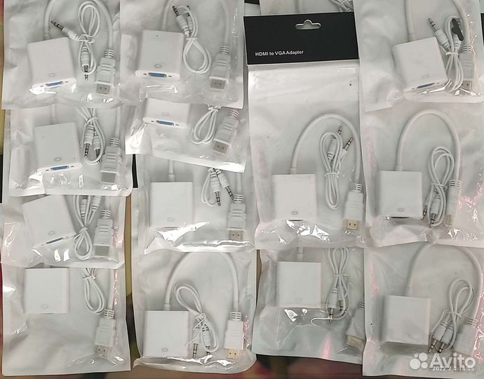 Переходник Hdmi VGA Адаптер +Аудио кабель звук
