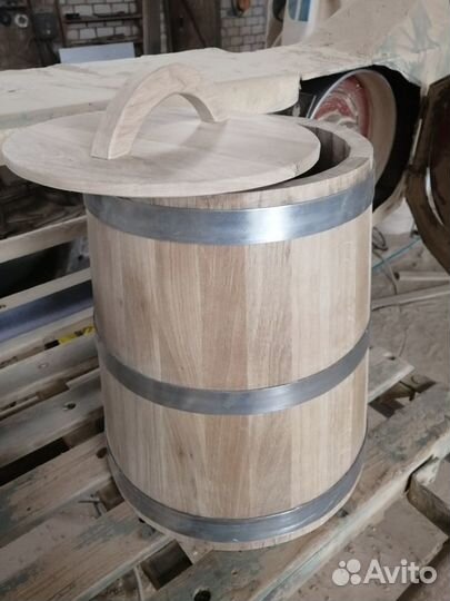 Кадка 25л из кавказского скального дуба