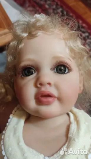 Кукла реборн Бетти, виниловая. Можно купать