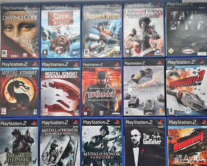 Лицензионные диски PlayStation 2