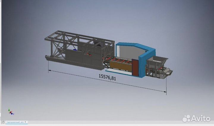 Полумобильный конвейер породовыборки