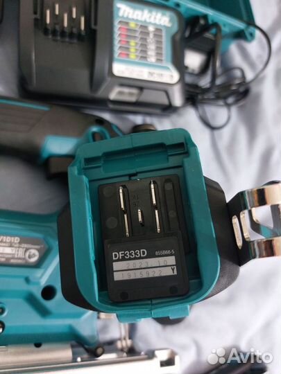 Комплект makita 12v шуруповерт + лобзик