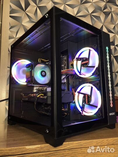 Игровой пк Intel 12100/RTX2060/16GB/M.2/1TB