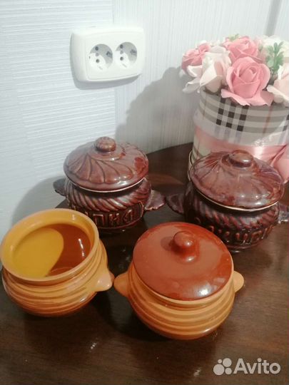 Горшки для запекания жаропрочные