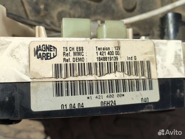 Блок управления печкой отопителем Пежо 307