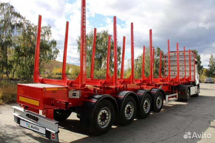 Полуприцеп лесовоз (сортиментовоз) Berger 9853, 2023