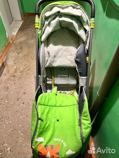 Санки коляска nika
