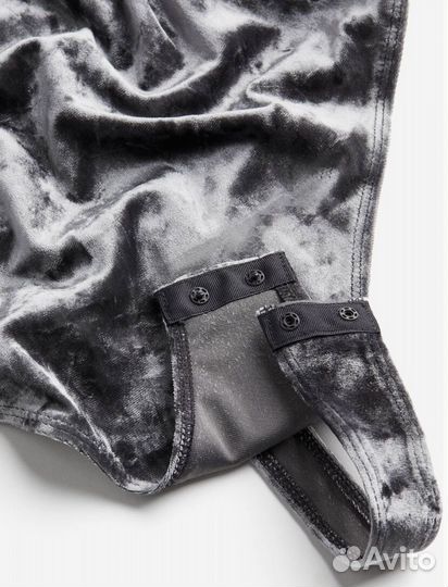 Боди H&M бархатное
