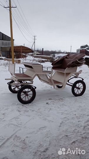 Карета-фаэтон для лошади или пони