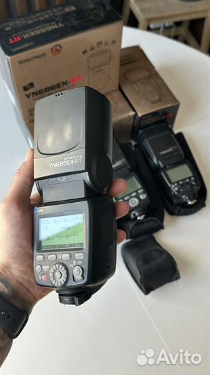 Вспышки Yongnuo 686EX-RT, 600EX-RT, синхр E3-RTii