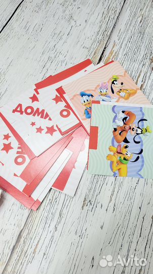 Домино с Микки и Минни обучающая игра счёт до 3