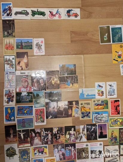 Календарики 1976-2011. 250 шт