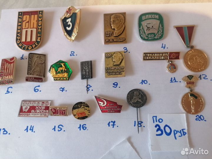 Значки СССР города, история, космос и пр