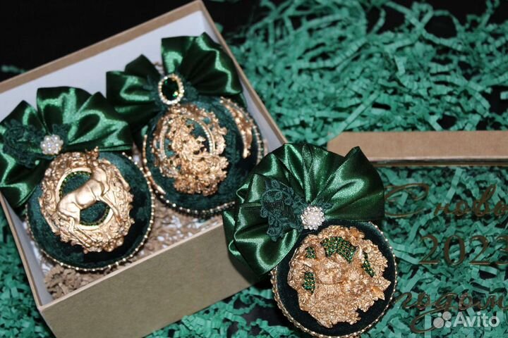 Набор новогодних игрушек