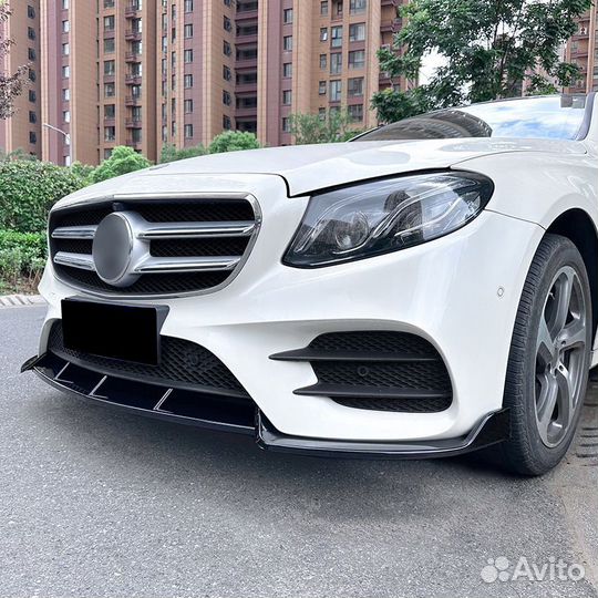 Губа сплиттер Mercedes W213 C238 дорест AMG