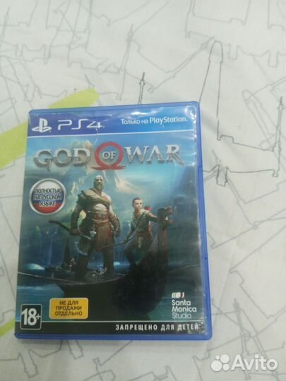 Игра GOD of WAR, диск на Ps 4