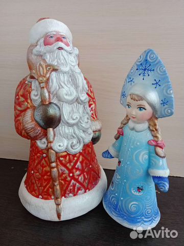 Подарок на Новый год. Дед Мороз и Снегурочка