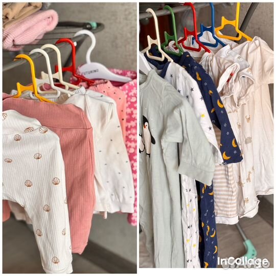 Вещи пакетом на девочку 74 80