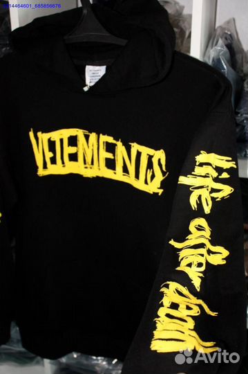 Худи Vetements oversize black (Арт.13129)