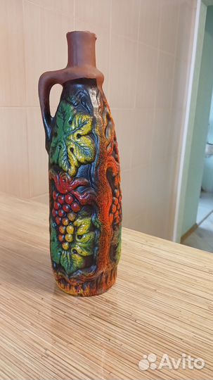 Бутылка керамическая